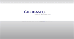 Desktop Screenshot of grebdahl.dk
