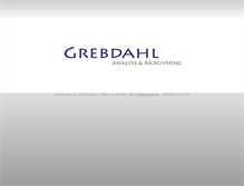 Tablet Screenshot of grebdahl.dk